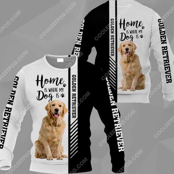 Golden Retriever - Home Is Where My Dog Is - 281119