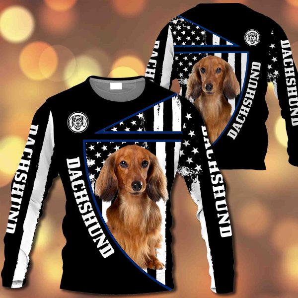 Dachshund Flag All Over Printed – M0402