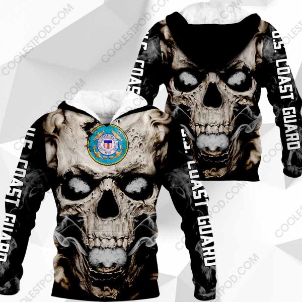 U.S. Coast Guard - Veteran Skull - Vr3 - 271119