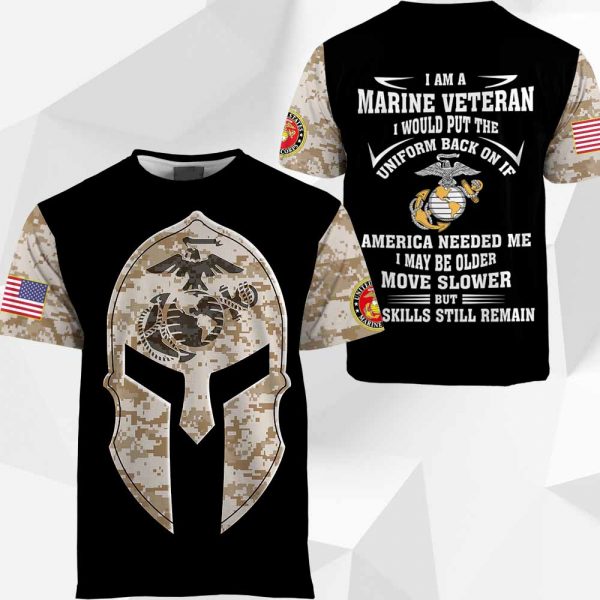 U.S. Marine - I Am A Marine Veteran-1001-161119