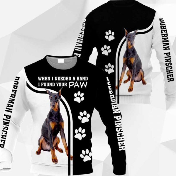 Doberman Pinscher - When I Needed A Hand I Found Your Paw-311019