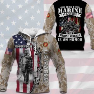 U.S. Marine- Semper Fidelis - Being A Marine Is A Choice-1001-121119