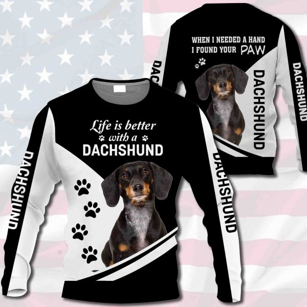 Dachshund - Life Is Better With A Dachshund Vr1 - 1809