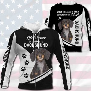 Dachshund - Life Is Better With A Dachshund Vr1 - 1809