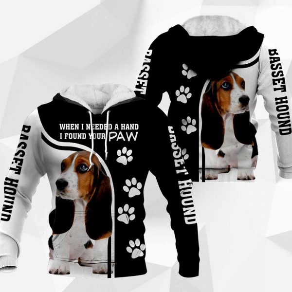 Basset Hound - When I Needed A Hand I Found Your Paw - 161119