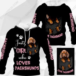 Just A Girl Who Loves Dachshunds In Pocket – M0402 - 251119