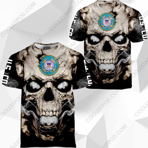 U.S. Coast Guard - Veteran Skull - Vr3 - 271119