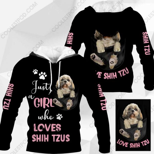 Just A Girl Who Loves Shih Tzus In Pocket – M0402 - 251119