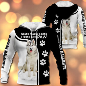 Alaskan Malamute – When I Needed A Hand I Found Your Paw – M0402