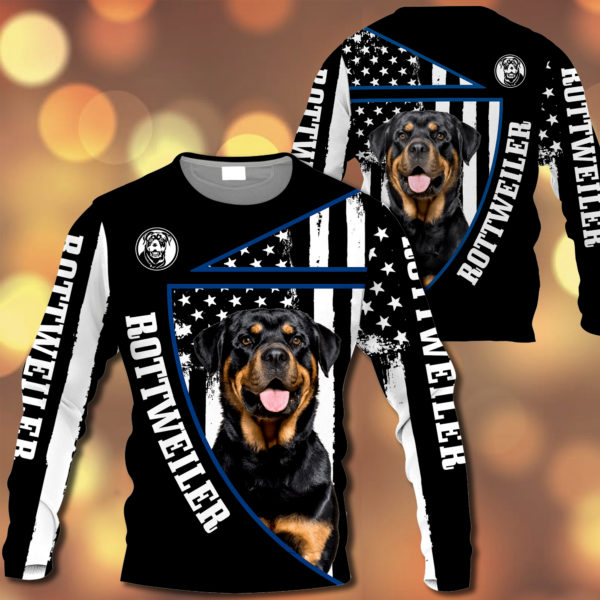 Rottweiler Flag All Over Printed - M0402