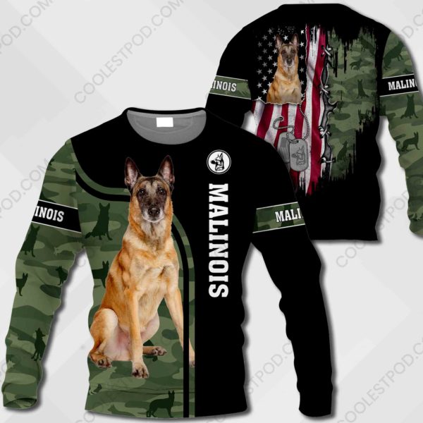 Malinois US Flag-0489