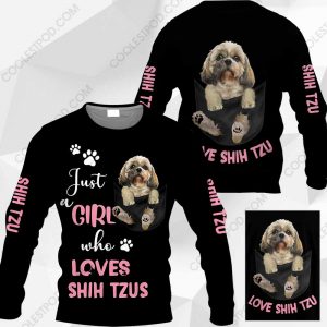 Just A Girl Who Loves Shih Tzus In Pocket – M0402 - 251119