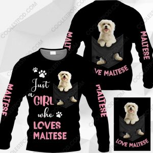 Just A Girl Who Loves Maltese In Pocket – M0402 - 211119