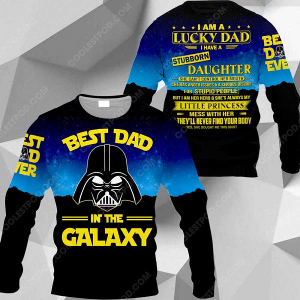 Best Dad In The Galaxy - Gift For Dad - Daughter's Gift For Dad