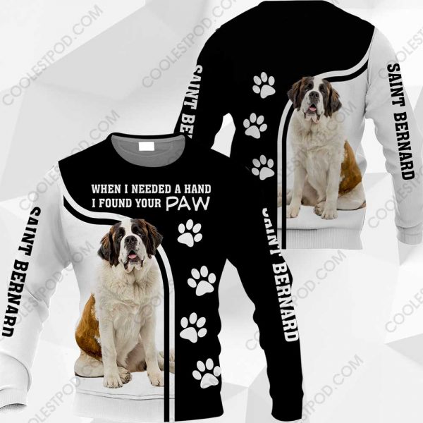 Saint Bernard – When I Needed A Hand I Found Your Paw – M0402 - 281119