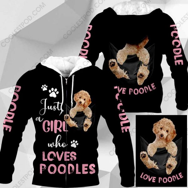Just A Girl Who Loves Poodles In Pocket – M0402 - 271119