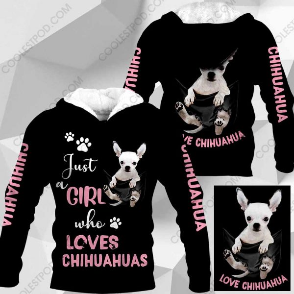 Just A Girl Who Loves Chihuahuas  In Pocket – M0402 - 271119