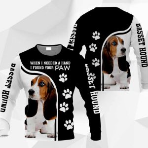 Basset Hound - When I Needed A Hand I Found Your Paw - 161119
