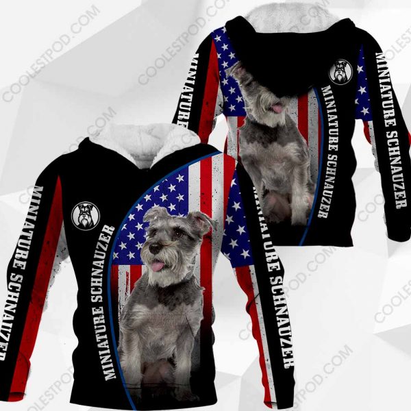 Miniature Schnauzer Flag All Over Printed  Vr2 - M0402 - 281119