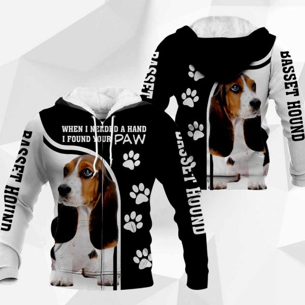 Basset Hound - When I Needed A Hand I Found Your Paw - 161119