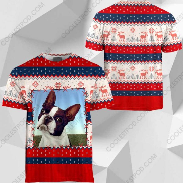 Boston Terrier - Christmas - 301119