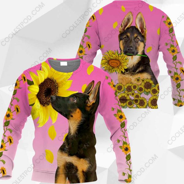 German Shepherd Sunflower - M0402 - 301119