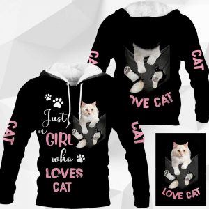 Just A Girl Who Loves Cat In Pocket – M0402 - 211119