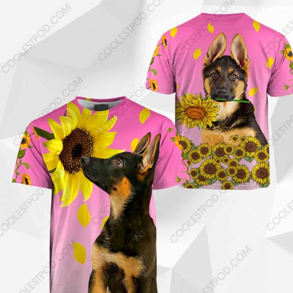 German Shepherd Sunflower - M0402 - 301119