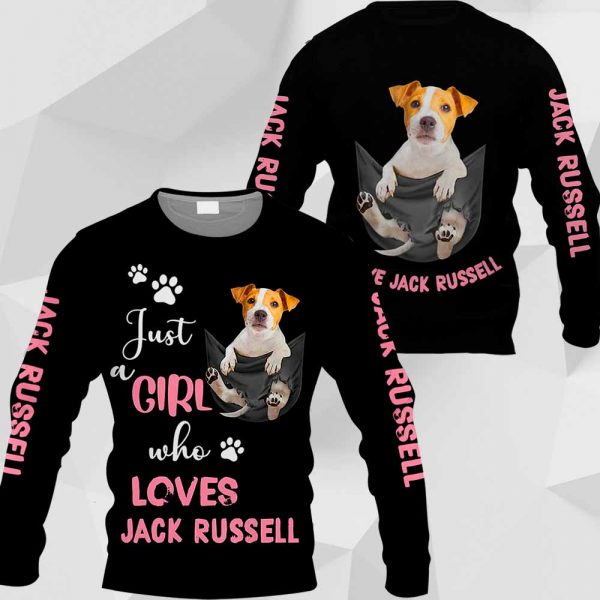 Just A Girl Who Loves Jack Russell In Pocket – M0402 - 211119