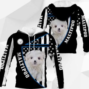 Maltipoo Flag All Over Printed – M0402