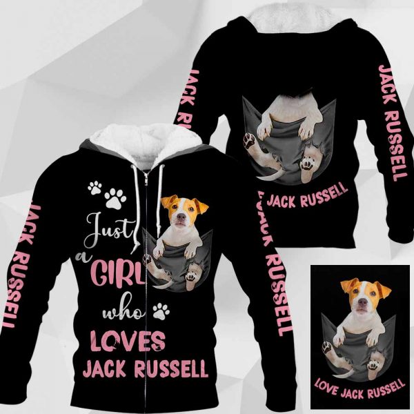 Just A Girl Who Loves Jack Russell In Pocket – M0402 - 211119