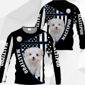 Maltipoo Flag All Over Printed – M0402