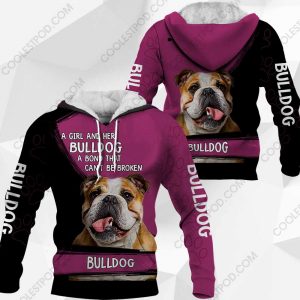 A Girl And Her Bulldog A Bond That Can't Be Broken-0489-251119