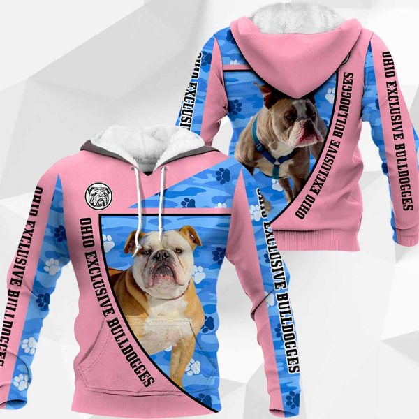 Ohio Exclusive Bulldogges Pink All Over Printed customize – M0402 - 221119