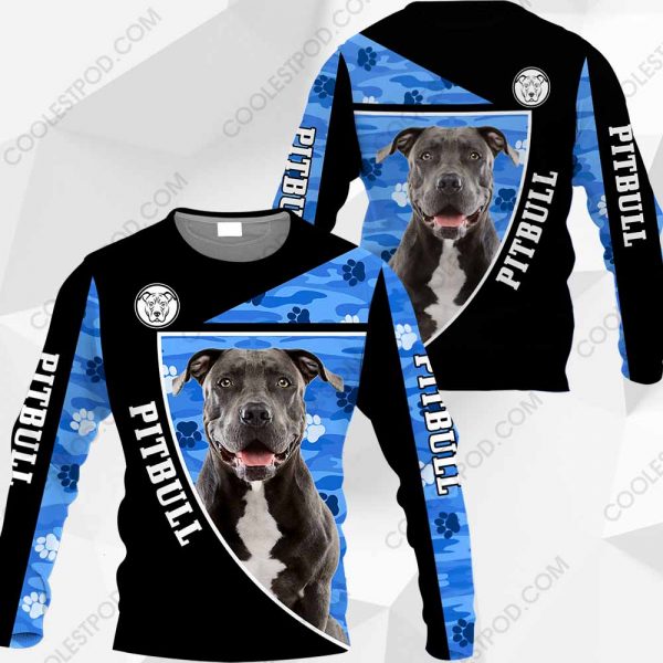 Black Pitbull All Over Printed – M0402 - 261119