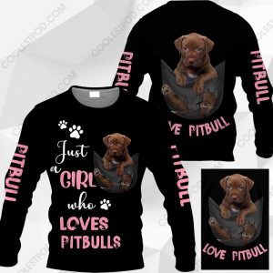 Just A Girl Who Loves Pitbulls In Pocket – M0402 - 251119