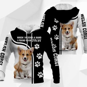 Welsh Corgi - When I Needed A Hand I Found Your Paw - 161119