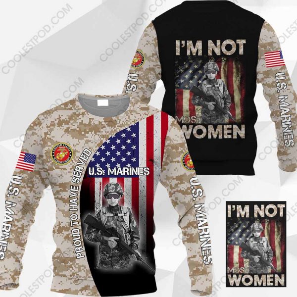 U.S. Marine - I Am Not Most Women - Vr2 -1001-281119