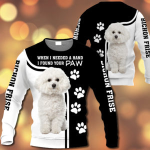 Bichon Frise – When I Needed A Hand I Found Your Paw – M0402
