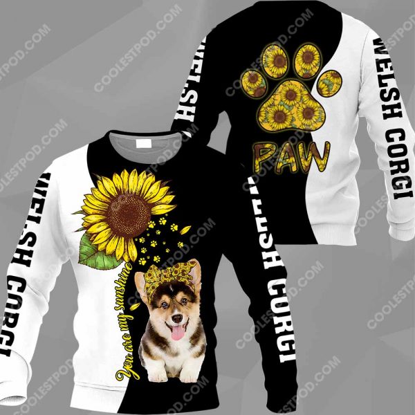 Welsh Corgi Tri Colors- You Are My Sunshine - 1809