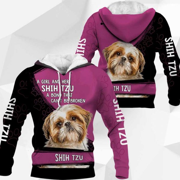 A Girl And Her Shih Tzu A Bond That Can't Be Broken-0489-201119