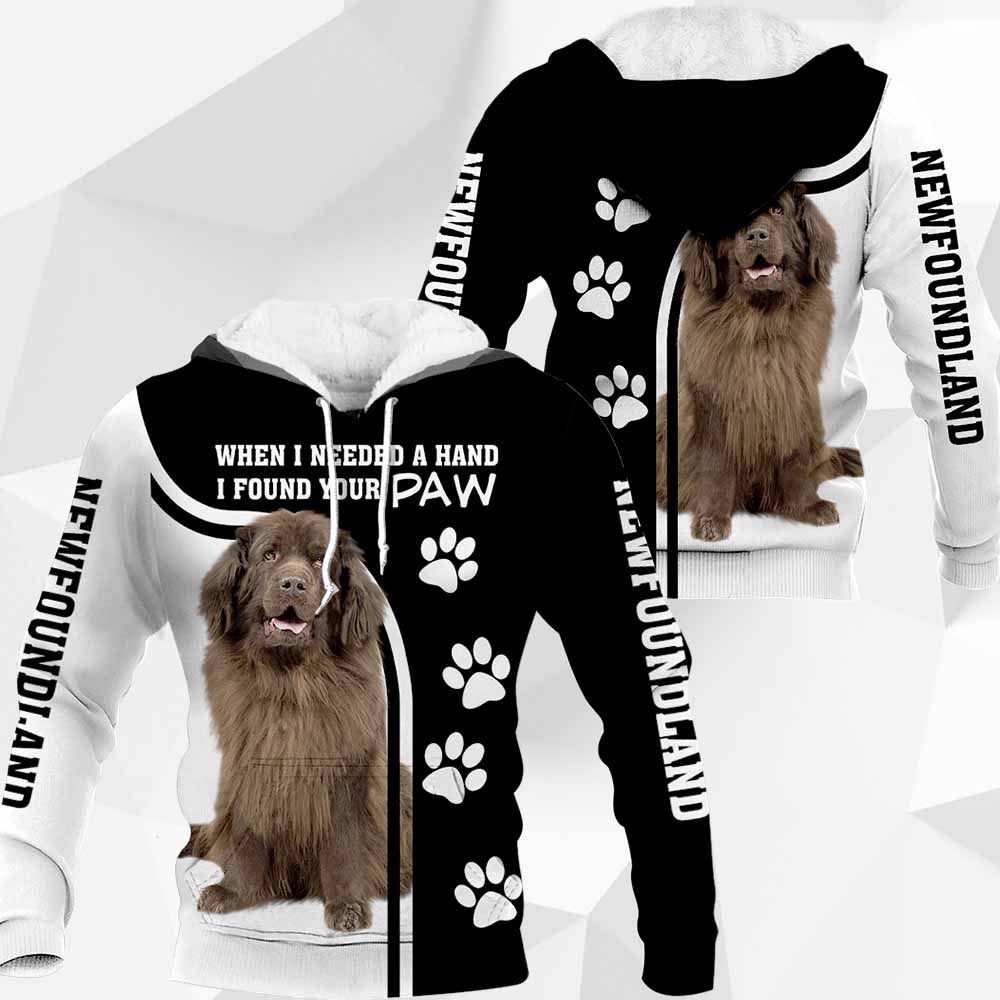 Newfoundland - When I Needed A Hand I Found Your Paw - M0402 - 181119 Newfoundland - When I Needed A Hand I Found Your Paw - M0402 - 181119