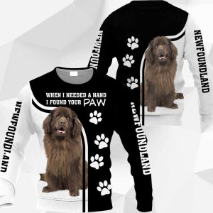 Newfoundland - When I Needed A Hand I Found Your Paw - M0402 - 181119