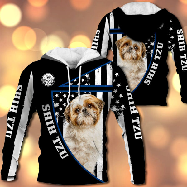 Shih Tzu Flag All Over Printed – M0402