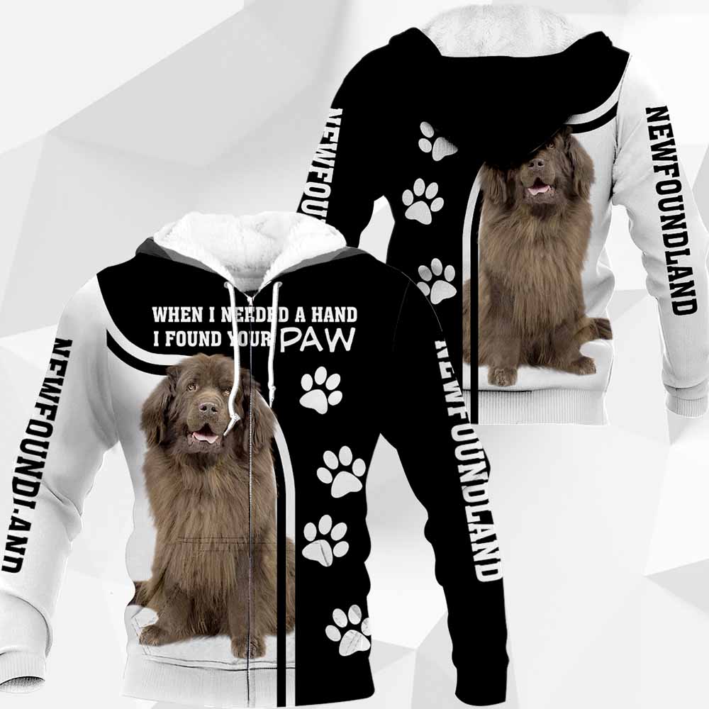 Newfoundland - When I Needed A Hand I Found Your Paw - M0402 - 181119 Newfoundland - When I Needed A Hand I Found Your Paw - M0402 - 181119