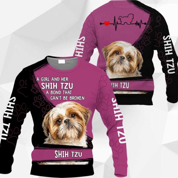 A Girl And Her Shih Tzu A Bond That Can't Be Broken-0489-201119