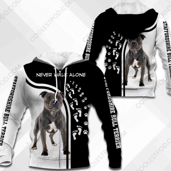 Staffordshire Bull Terrier - Never Walk Alone - 0489