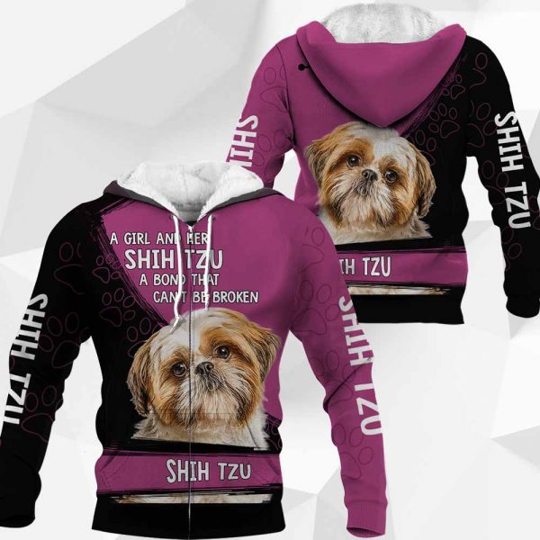 A Girl And Her Shih Tzu A Bond That Can't Be Broken-0489-201119
