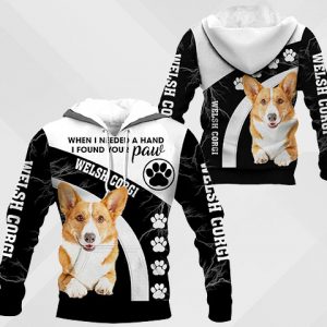 Welsh Corgi - When I Needed A Hand I Found Your Paw - 0489