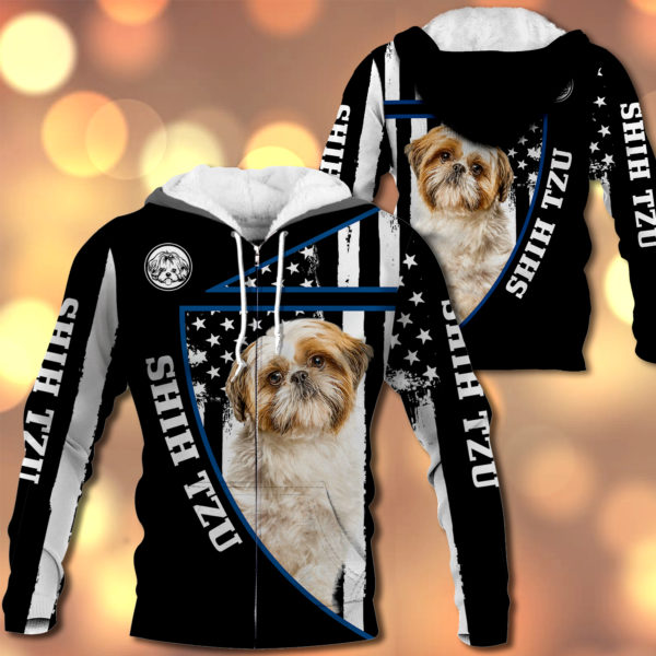 Shih Tzu Flag All Over Printed – M0402